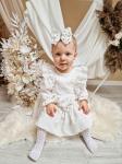Kleid für Mädchen Flori in Ecru
