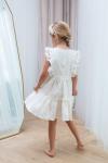 FLORI 2 Kleid für ein Mädchen ecru, ärmellos