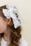 Haarspange für Mädchen, Spitze in Ecru – Flori